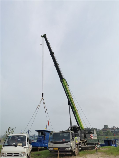 肥东县桥梁建设吊装案例